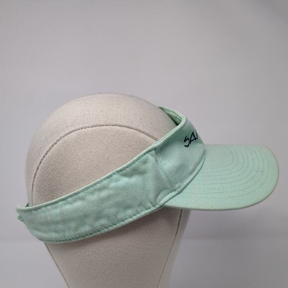 San Diego Strapback Visor Hat Green One Size Adjustable River Beach - Picture 4 of 8